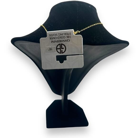 NWT Giani Bernini Pearl Dangle Collar Necklace 18K Gold over sterling silver - Picture 10 of 12